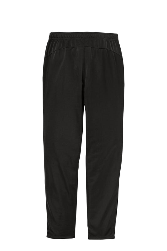 Rear View of Black Sport-Tek Women's Tricot Track Jogger. LPST95