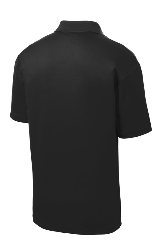 Rear View of Black Sport-Tek Youth PosiCharge RacerMesh Polo. YST640
