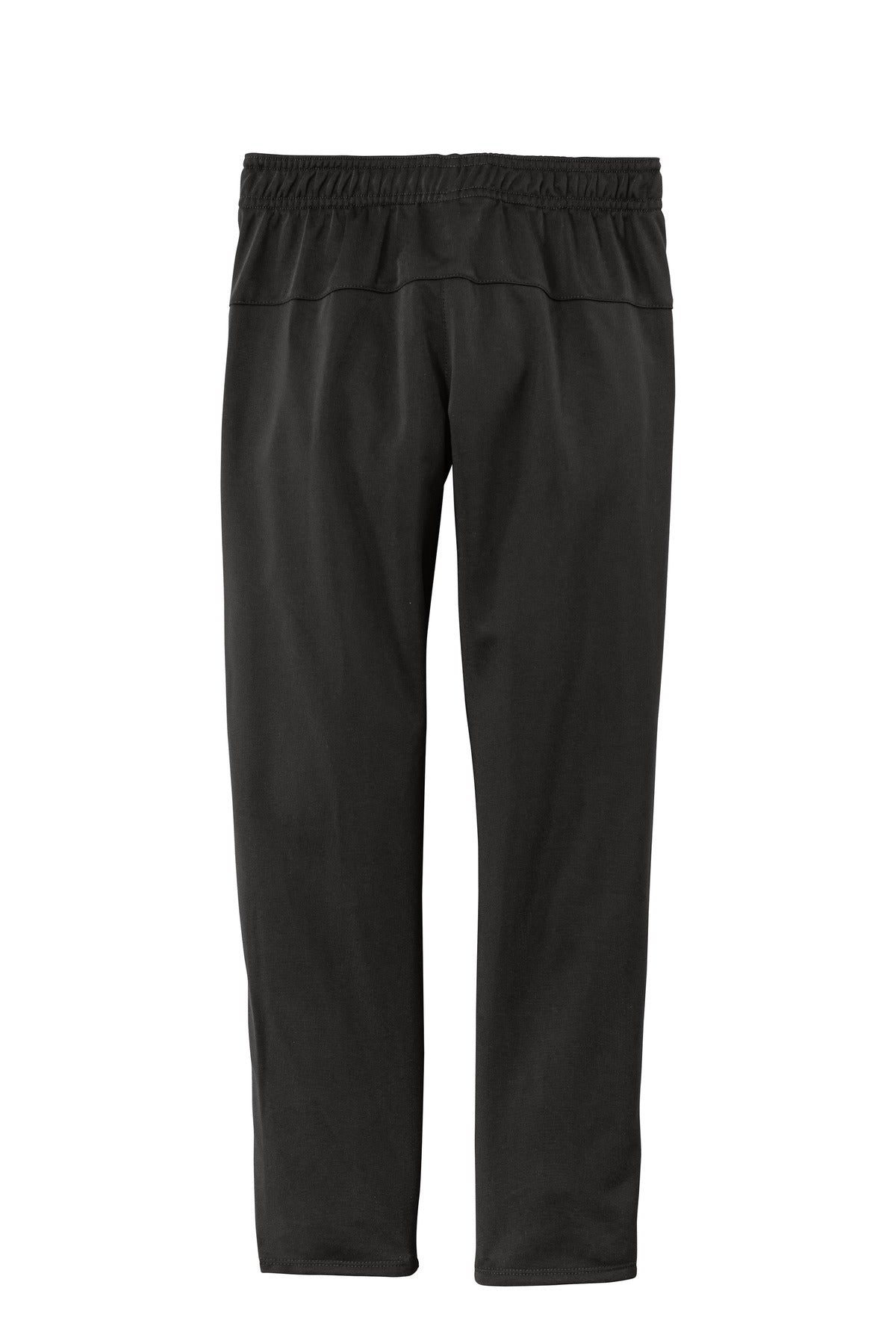 Rear View of Black Sport-Tek Youth Tricot Track Jogger. YPST95
