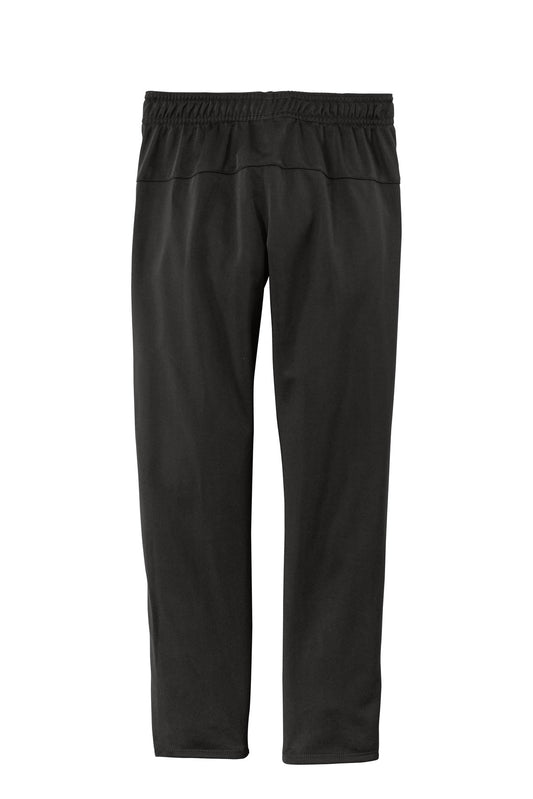 Rear View of Black Sport-Tek Youth Tricot Track Jogger. YPST95