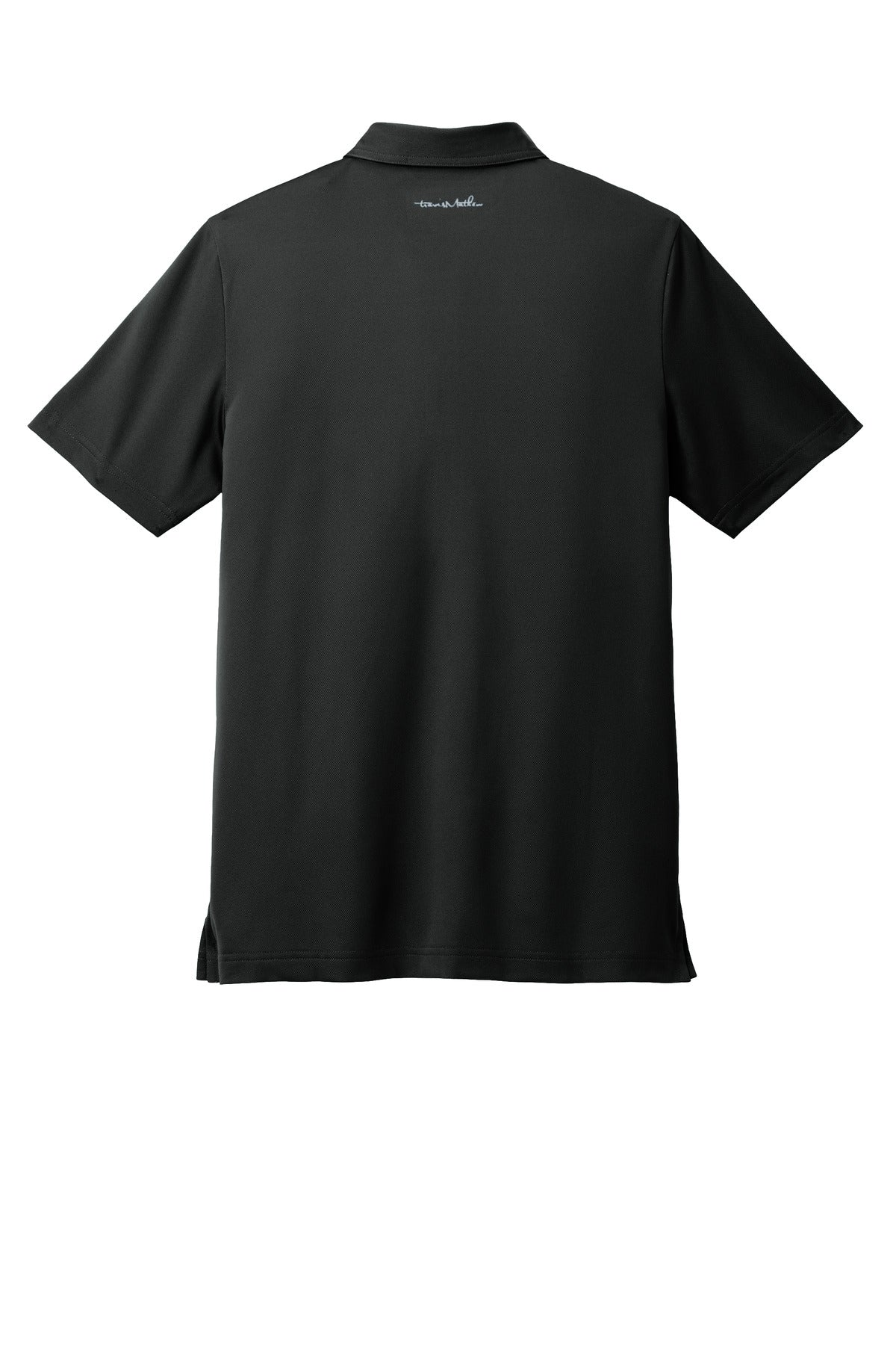 Rear View of Black TravisMathew Cabana Solid Polo TM1MAA370