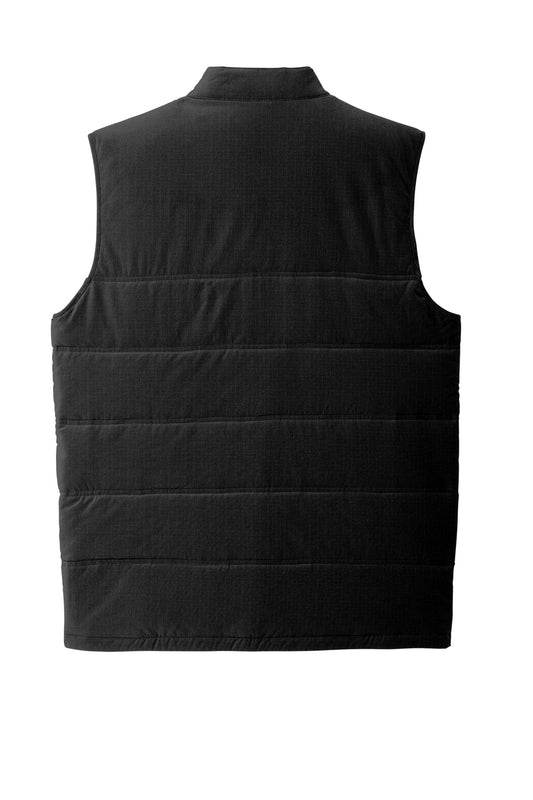 Rear View of Black TravisMathew Cold Bay Vest TM1MW453
