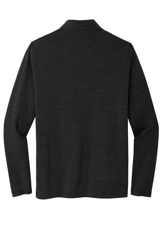 Rear View of Black TravisMathew Crestview 1/4-Zip TM1MW452