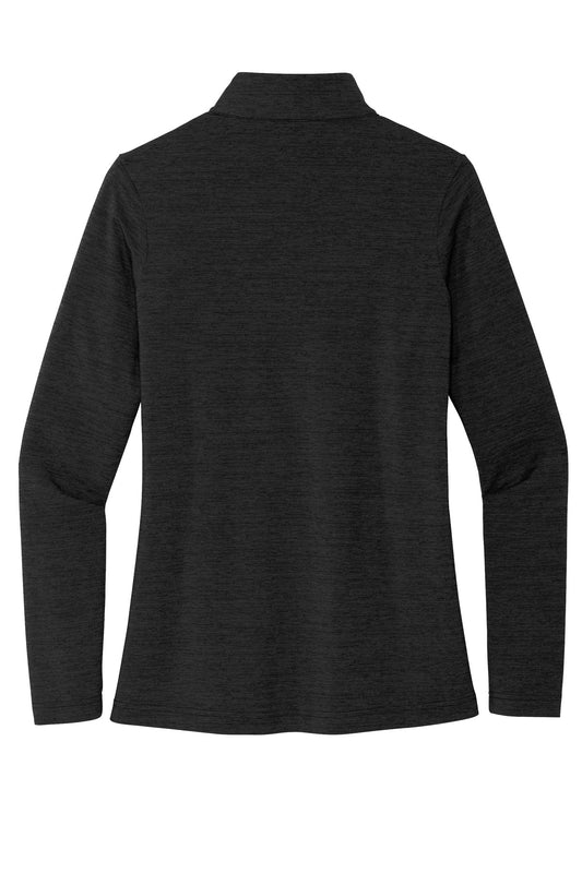 Rear View of Black TravisMathew Women's Crestview 1/4-Zip TM1WW003