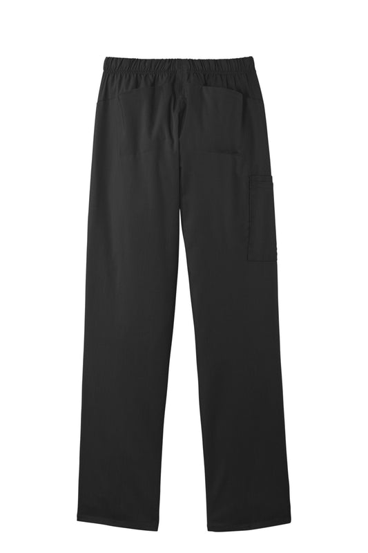 Rear View of Black Wink Women's Premiere Flex Cargo Pant WW4158