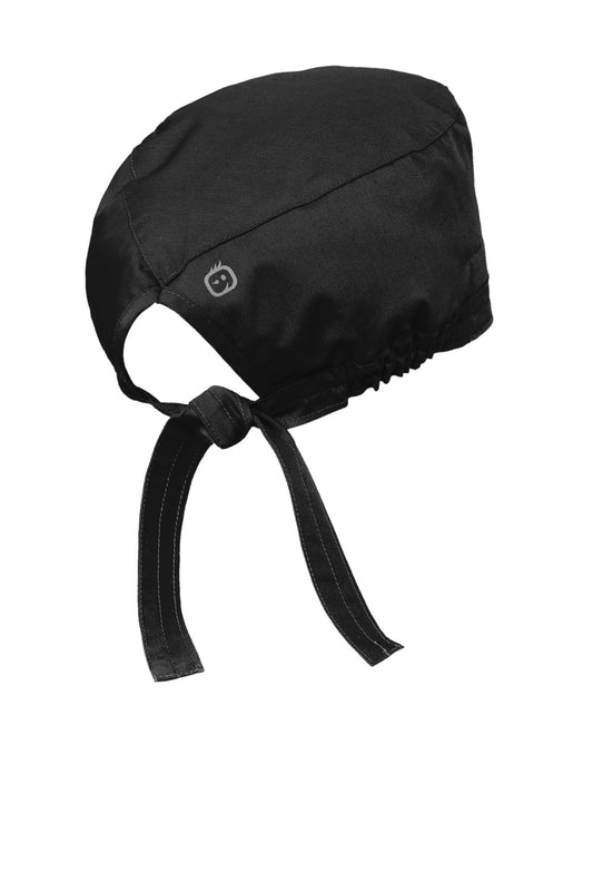 Rear View of Black Wink WorkFlex Scrub Cap WW3040