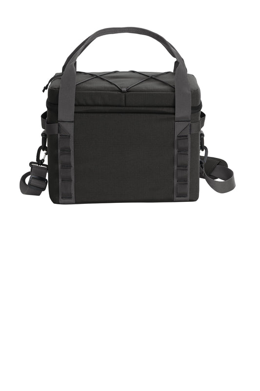 Rear View of Black/Grey Stl Eddie Bauer Max Cool 24-Can Cooler EB800