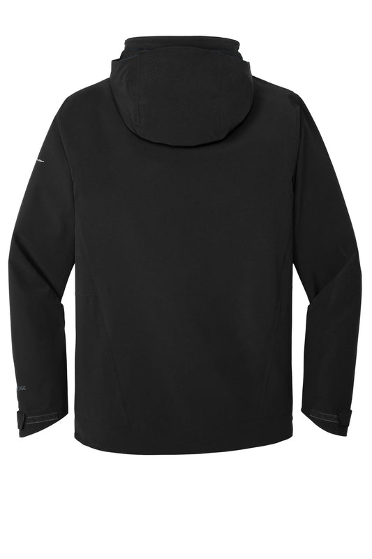 Rear View of Black/Storm Gy Eddie Bauer WeatherEdge 3-in-1 Jacket EB656