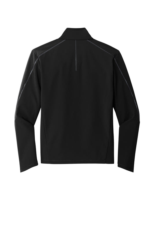Rear View of Blacktop OGIO Commuter Full-Zip Soft Shell OG755