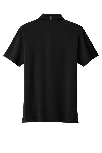 Rear View of Blacktop OGIO Limit Polo. OG138