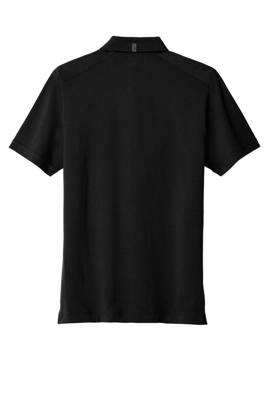 Rear View of Blacktop OGIO Limit Polo. OG138