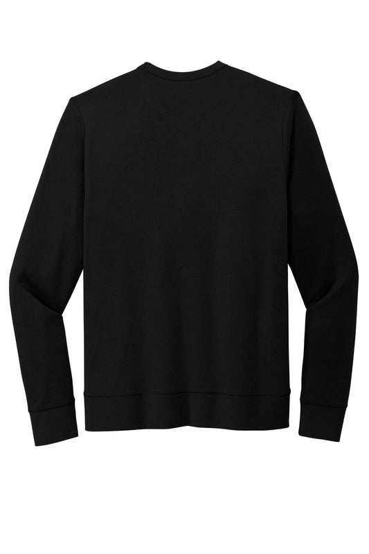 Rear View of Blacktop OGIO Luuma Flex Long Sleeve Crew OG825