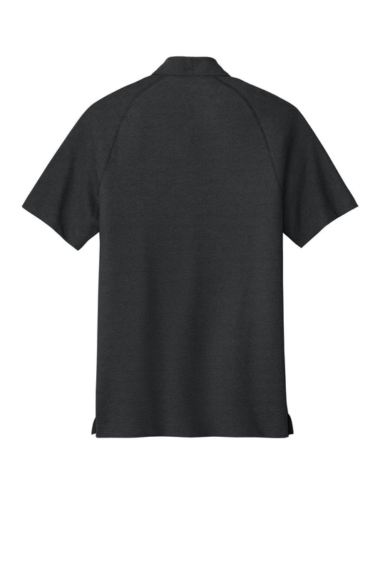Rear View of Blacktop OGIO Onyx Polo. OG126