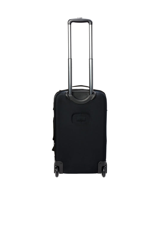 Rear View of Blacktop OGIO Passage Wheeled Carry-On Duffel 98002