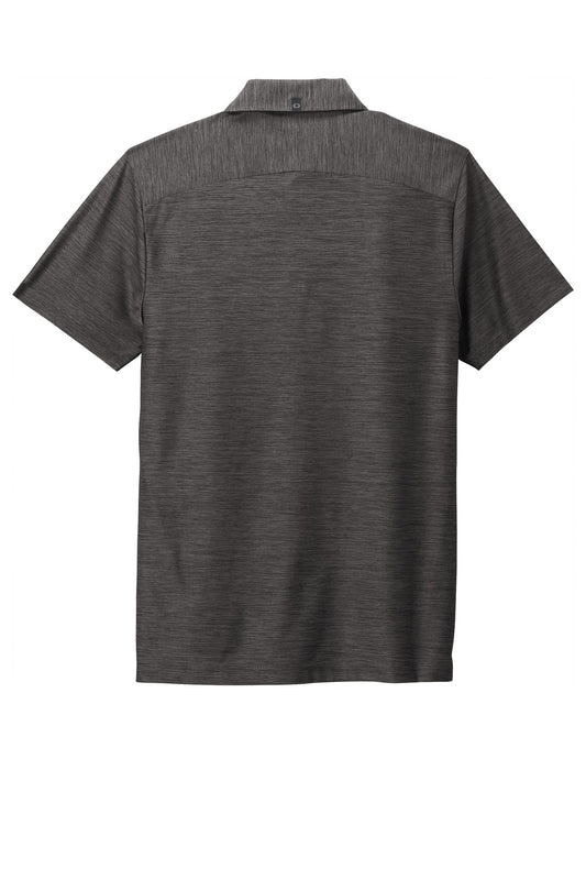Rear View of Blacktop OGIO Slate Polo. OG143
