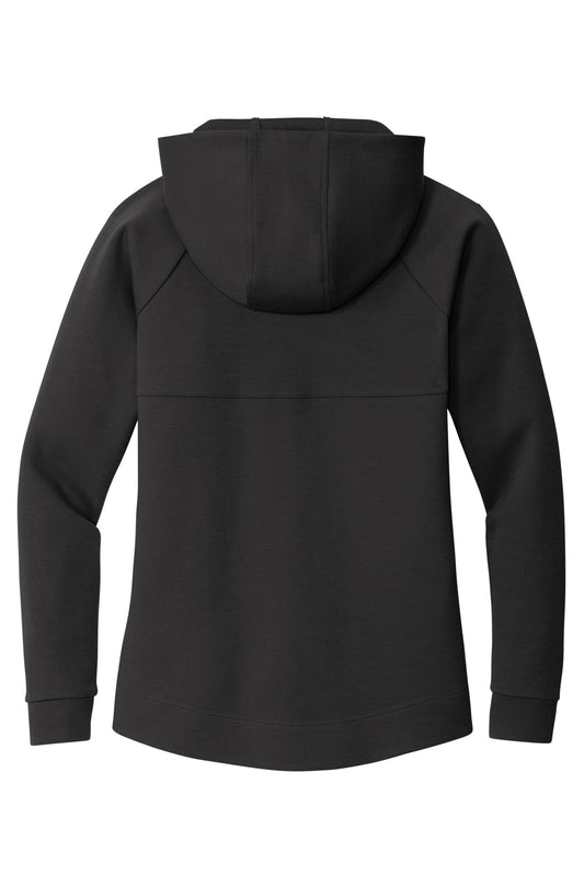 Rear View of Blacktop OGIO Women's Bolt Full-Zip Hoodie LOG850