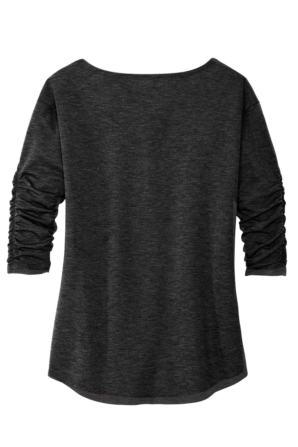 Rear View of Blacktop OGIO Women's Evolution V-Neck LOG148