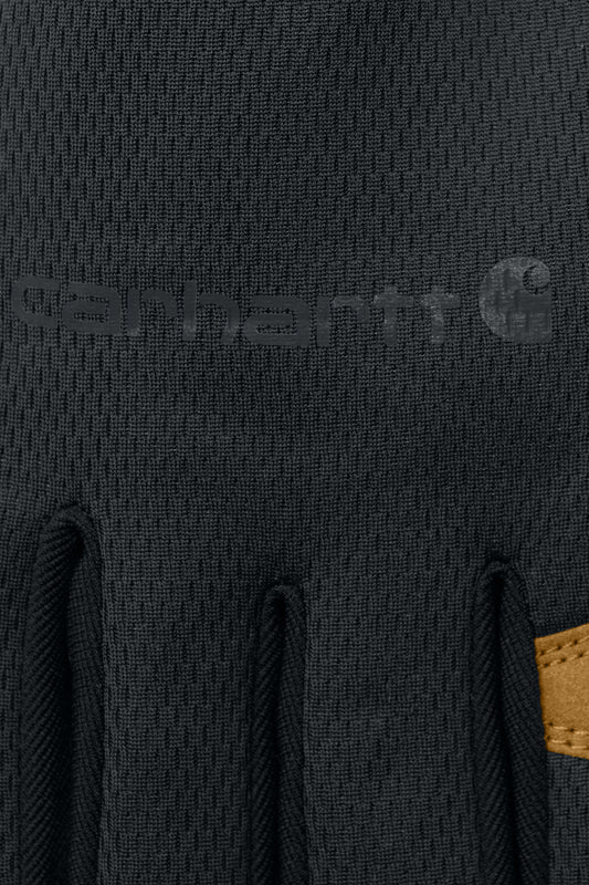 Rear View of BlkBarley Carhartt High-Dexterity Open-Cuff Glove CTGD0794