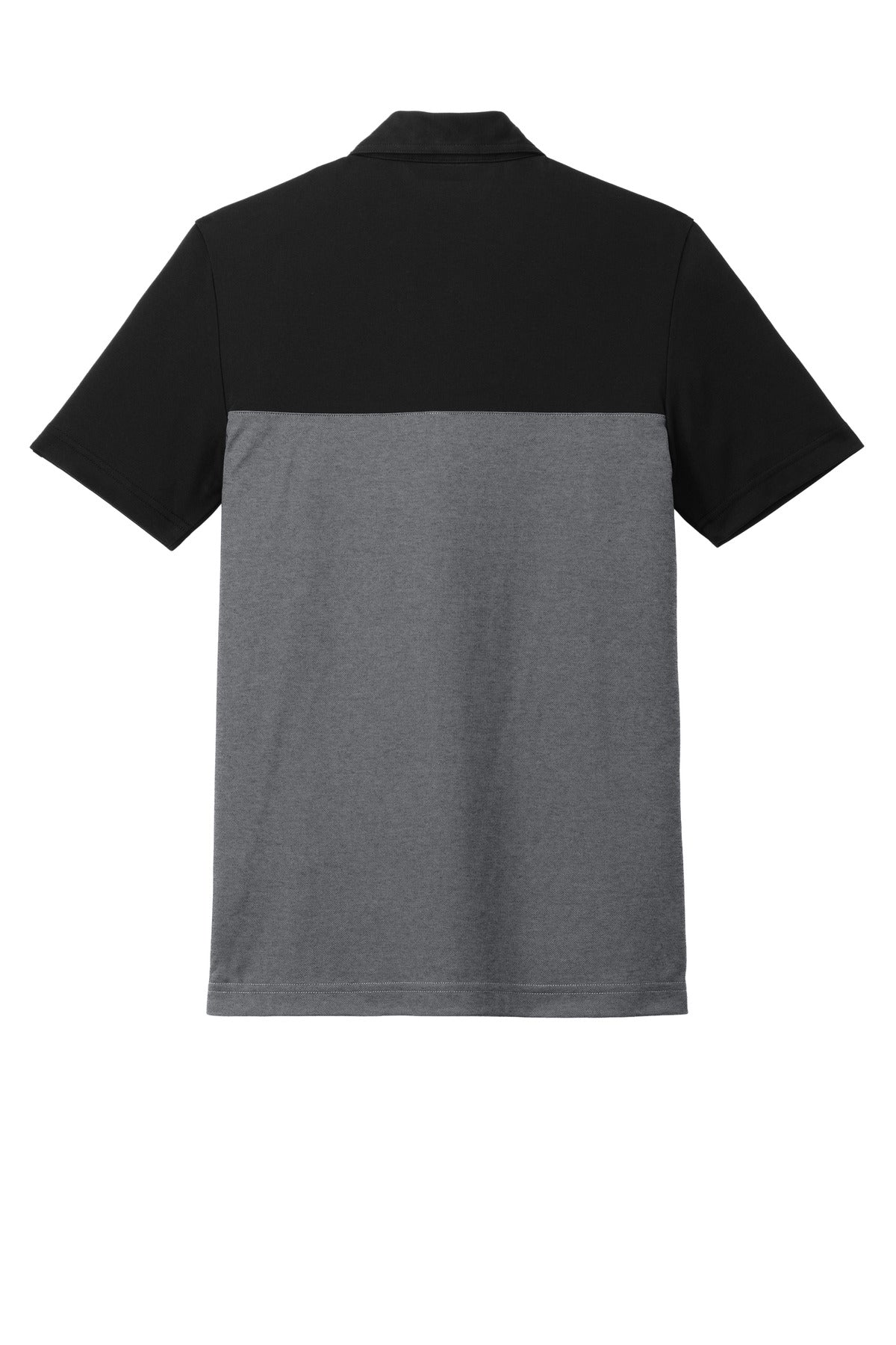 Rear View of Blk/DkGyHt TravisMathew Sunset Blocked Polo TM1MY401