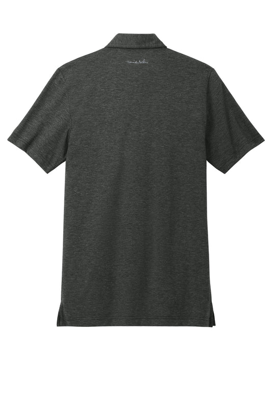 Rear View of BlkHthr TravisMathew Sunnyvale Polo TM1MAA369