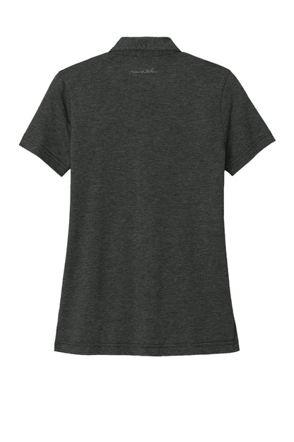 Rear View of BlkHthr TravisMathew Women's Sunnyvale Polo TM1LD005