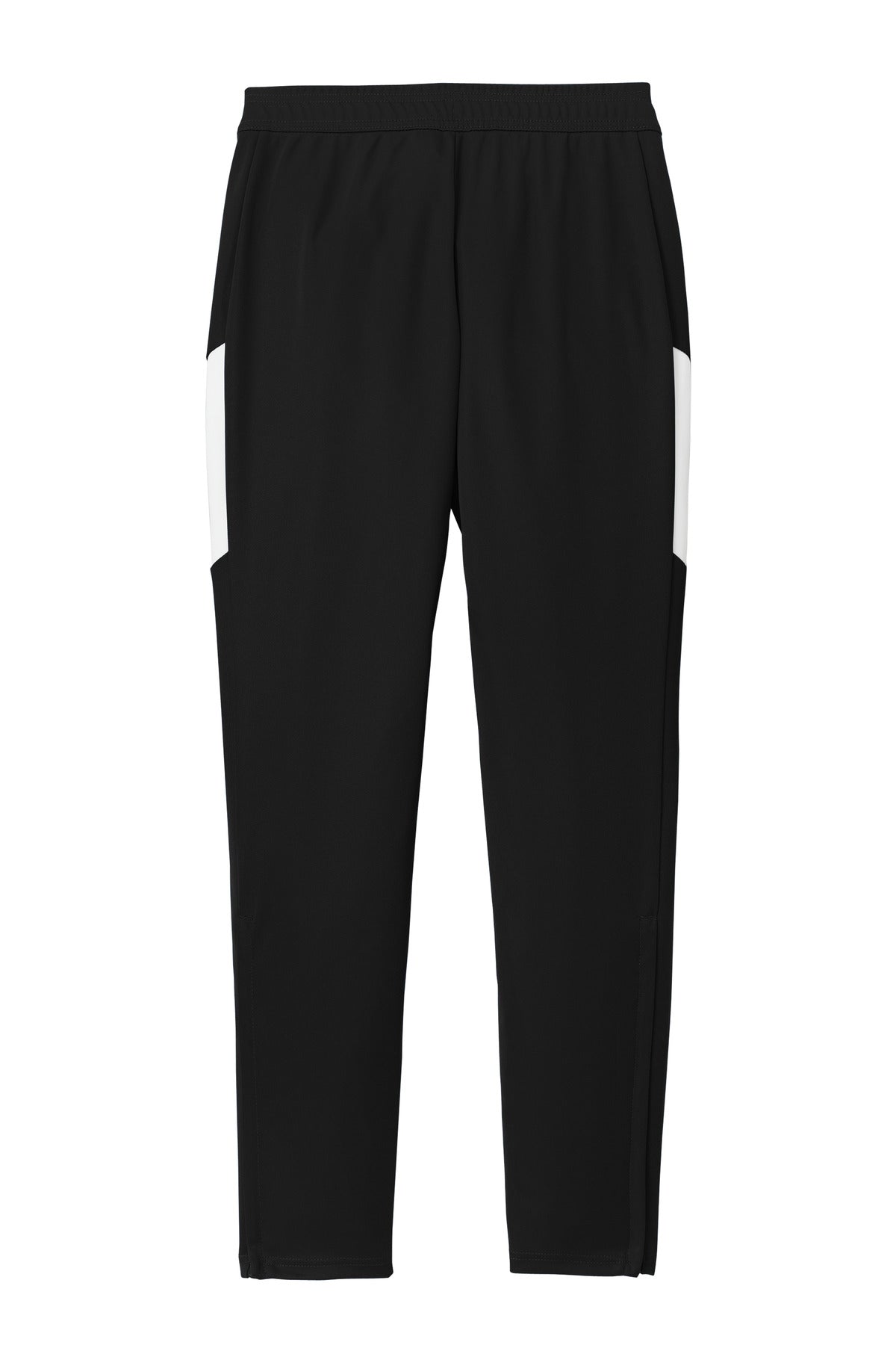 Rear View of Blk/White Sport-Tek Women's Travel Pant LPST800