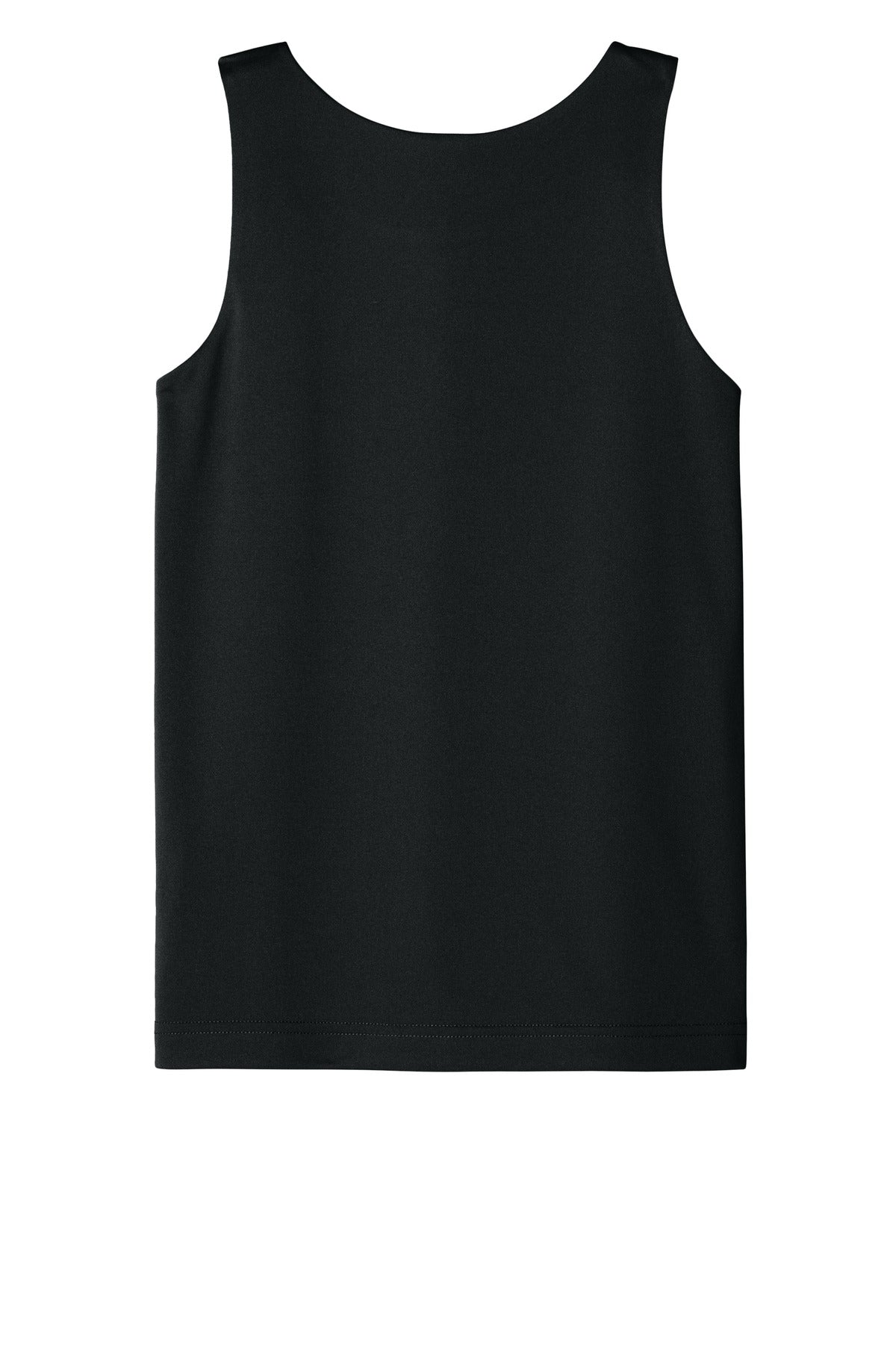 Rear View of Blk/White Sport-Tek Youth PosiCharge Competitor Rev Tank YST551