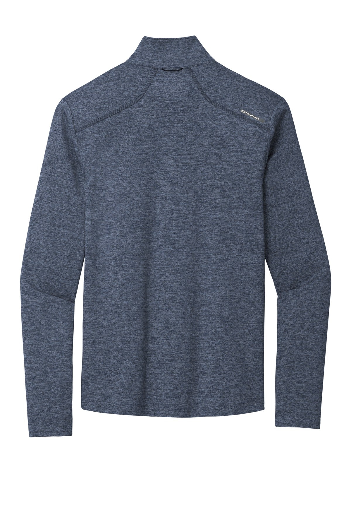 Rear View of Blue Indigo He OGIO Force 1/4-Zip OE341