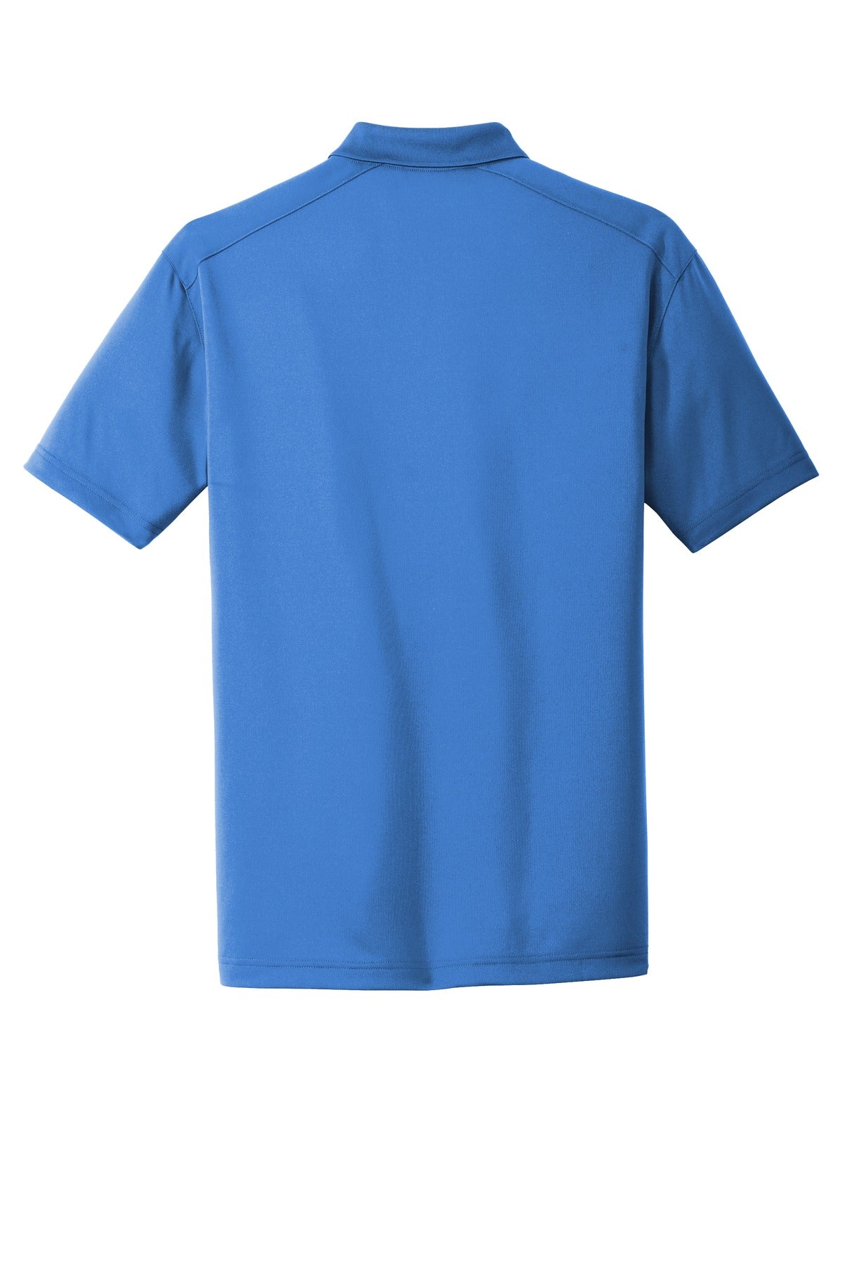 Rear View of Blue Lake CornerStone Select Lightweight Snag-Proof Polo. CS418