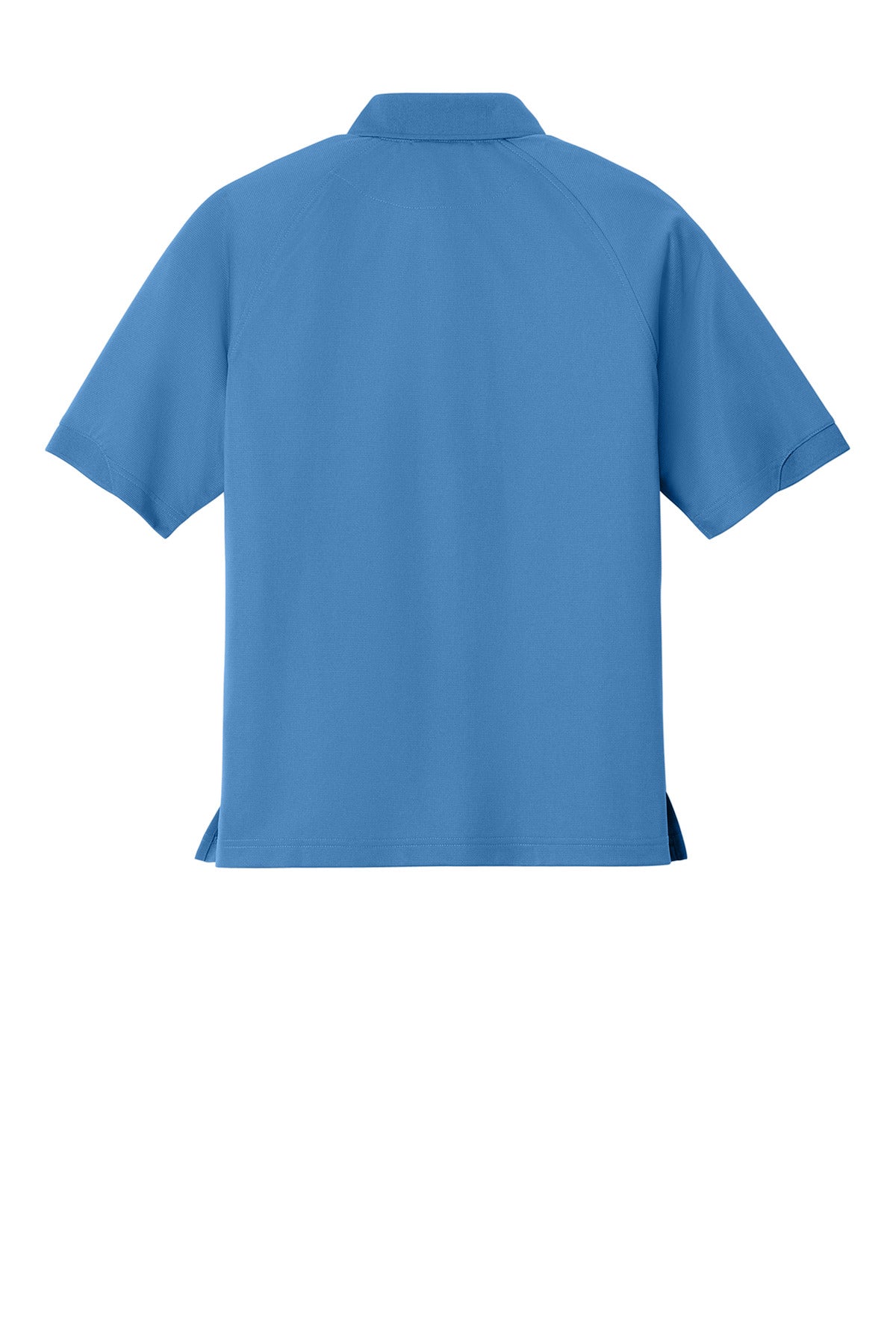 Rear View of Blue Lake Port Authority Dry Zone Ottoman Polo. K525