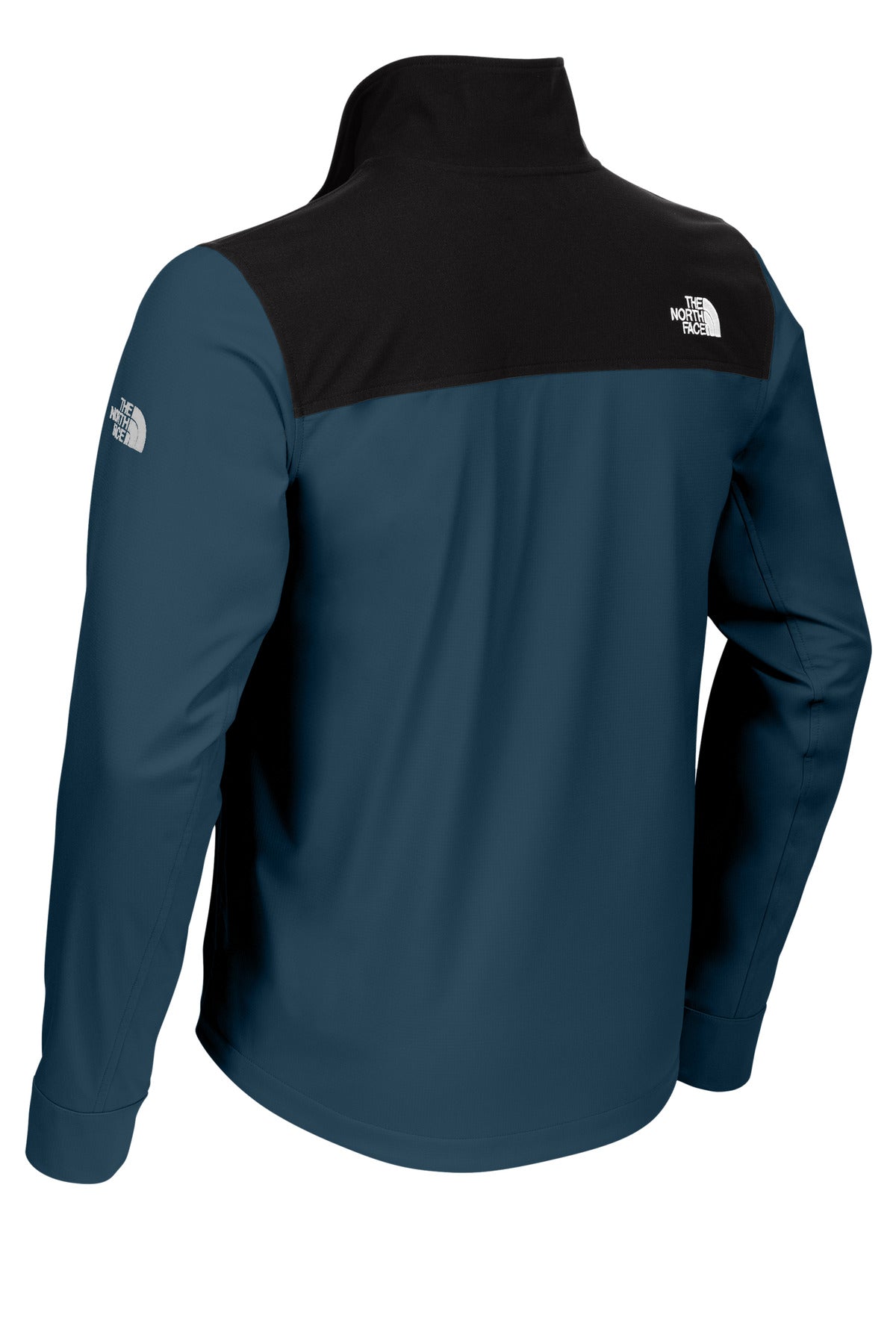 Rear View of Blue Wing The North Face Castle Rock Soft Shell Jacket. NF0A552Z