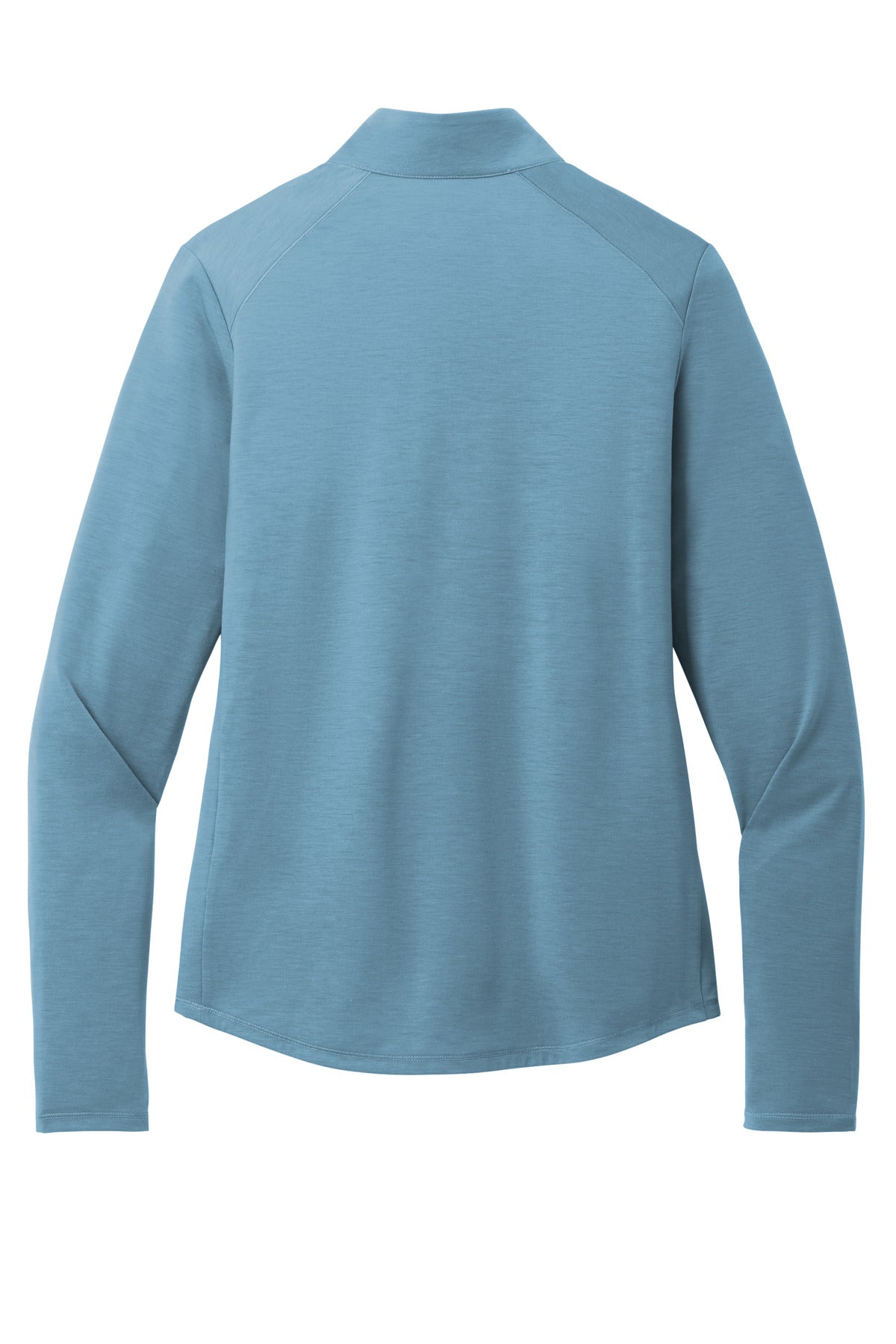 Rear View of BlueMist OGIO Women's Motion 1/4-Zip LOG153