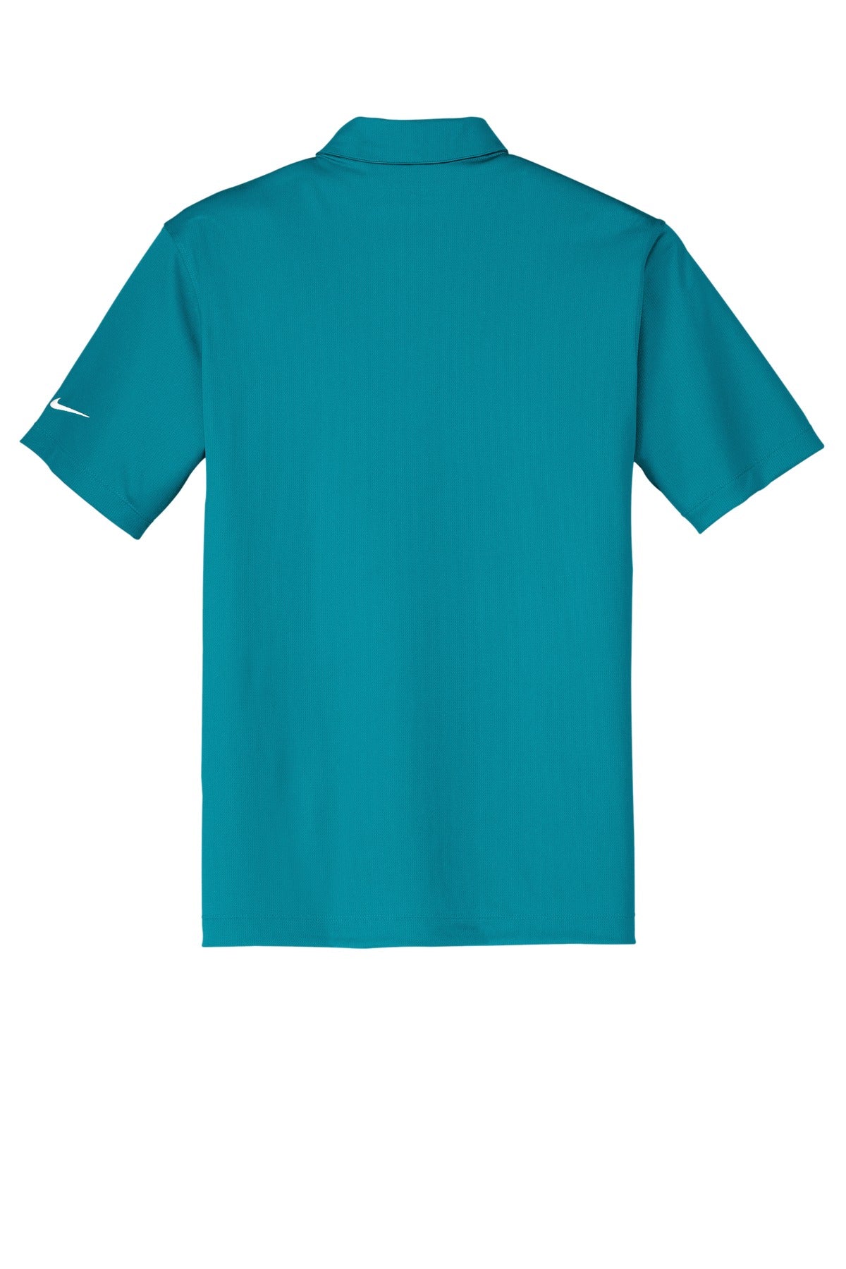 Rear View of Blustery Nike Dri-FIT Vertical Mesh Polo. 637167