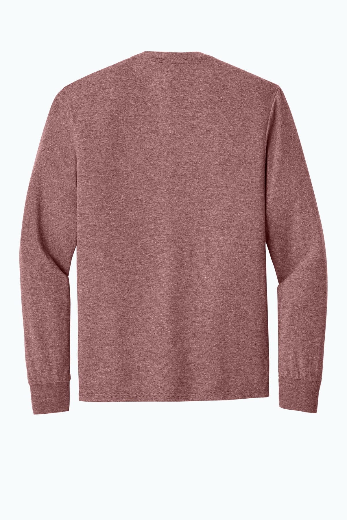 Rear View of BlustFrost District Perfect Tri Long Sleeve Tee . DM132