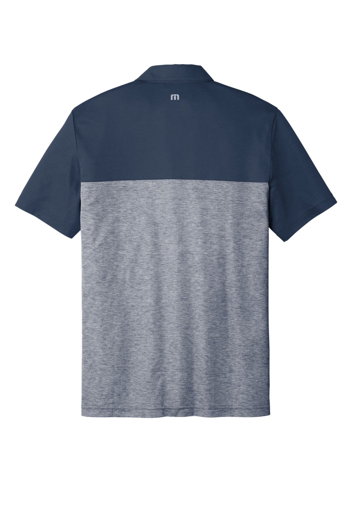 Rear View of BNgs/BNgsH TravisMathew Oceanside Blocked Polo. TM1MU414