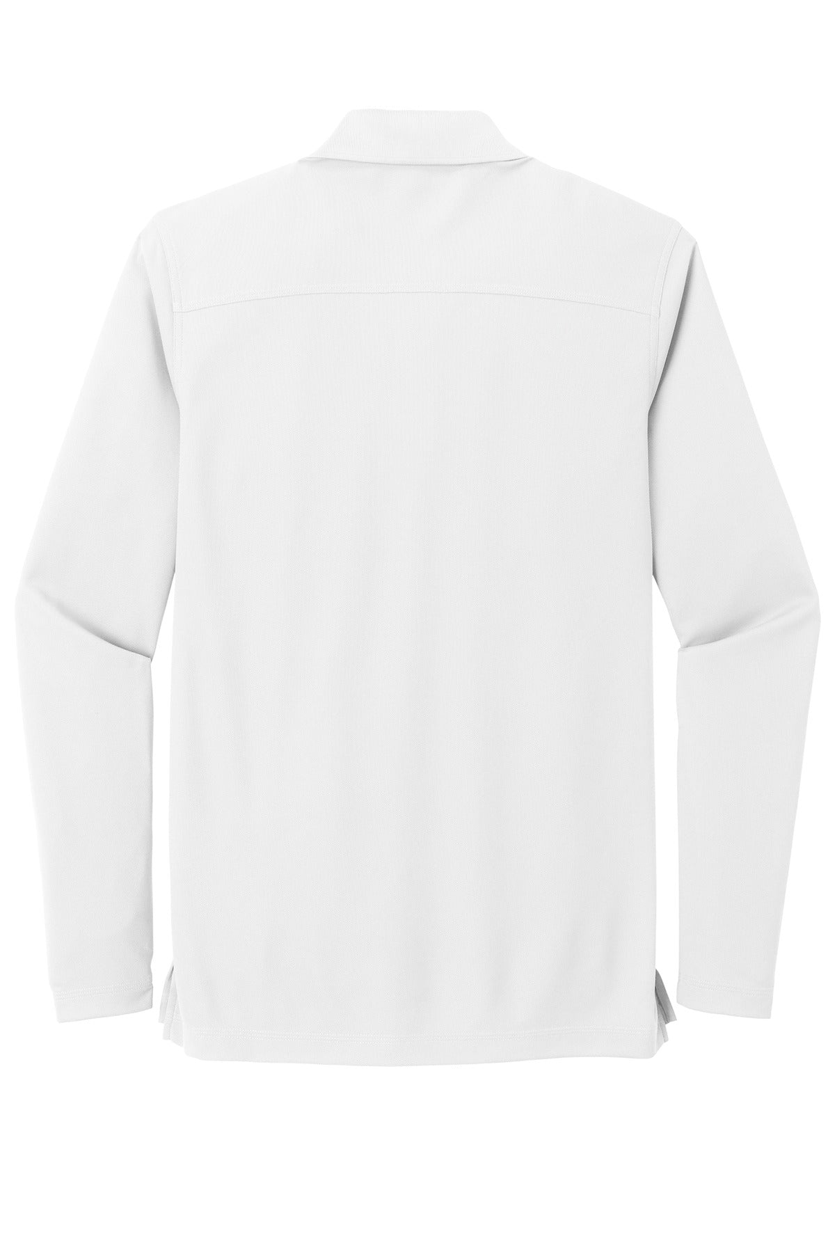 Rear View of Bright White OGIO Caliber2.0 Long Sleeve OG105