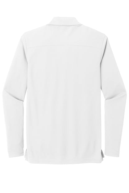 Rear View of Bright White OGIO Caliber2.0 Long Sleeve OG105
