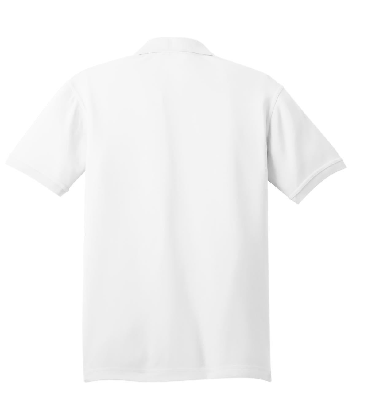 Rear View of Bright White OGIO - Caliber2.0 Polo OG101