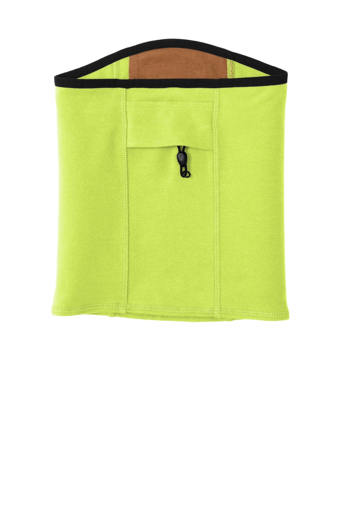 Rear View of BrightLime Carhartt Cotton Ear Loop Face Mask (3 pack) CT105160