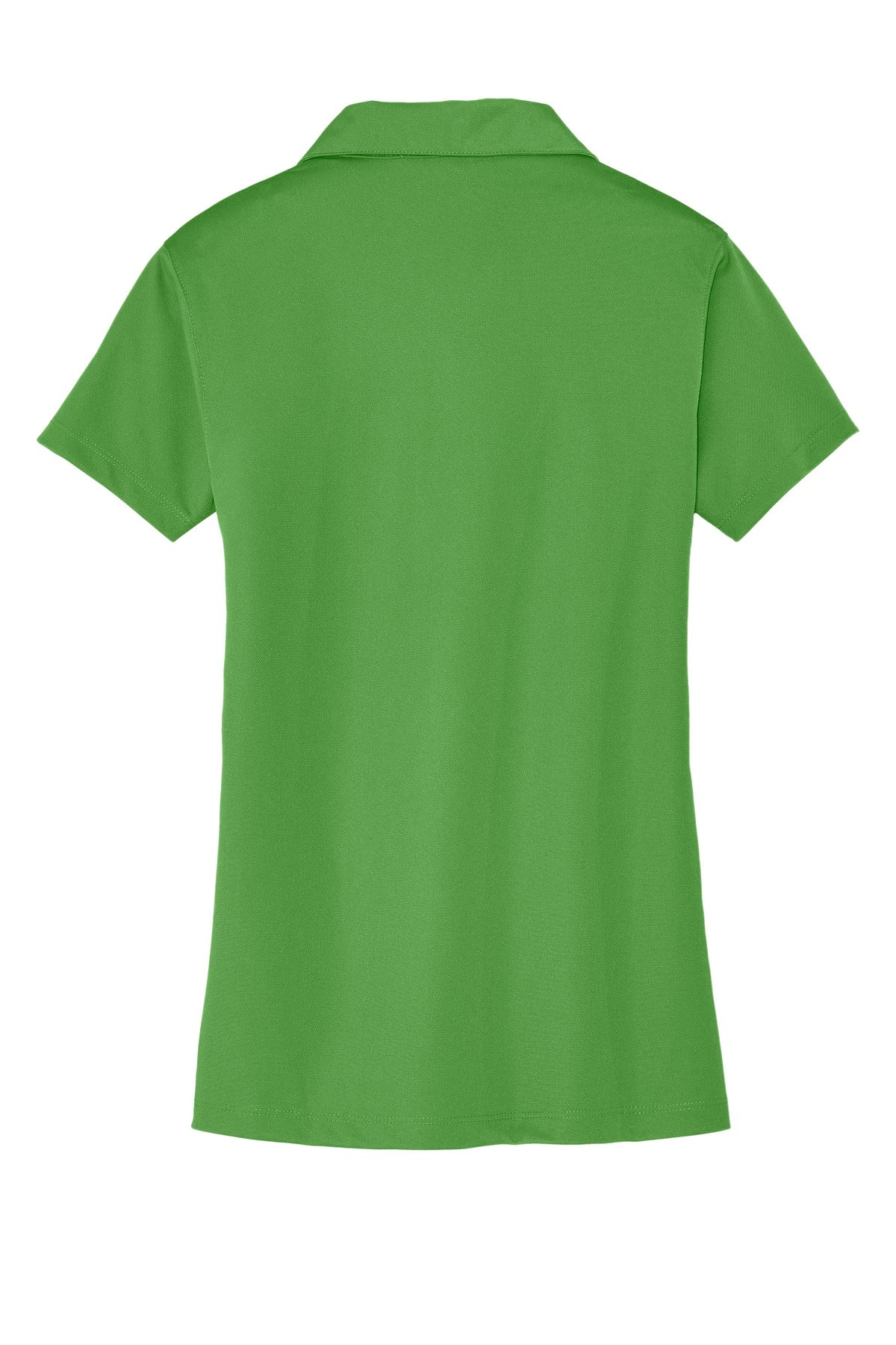 Rear View of Cactus Green Port Authority Women's Tech Pique Polo. L527