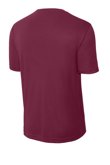 Rear View of Cardinal Sport-Tek Tall PosiCharge Competitor Tee. TST350