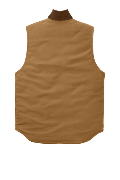 Rear View of CarharttBr Carhartt Duck Vest. CT106676