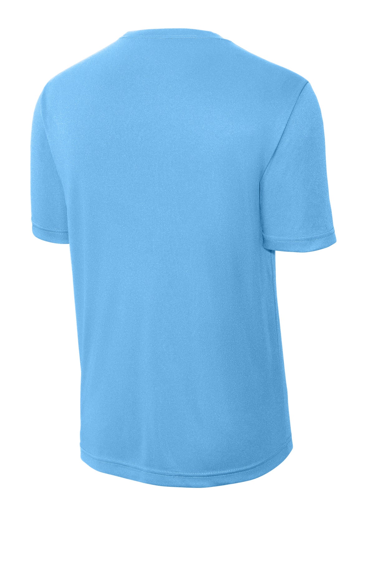 Rear View of Carolina Blue Sport-Tek Tall PosiCharge Competitor Tee. TST350