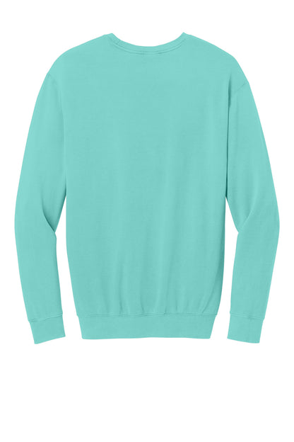 Rear View of ChalkyMint Comfort Colors Lightweight Crewneck Sweatshirt 1466