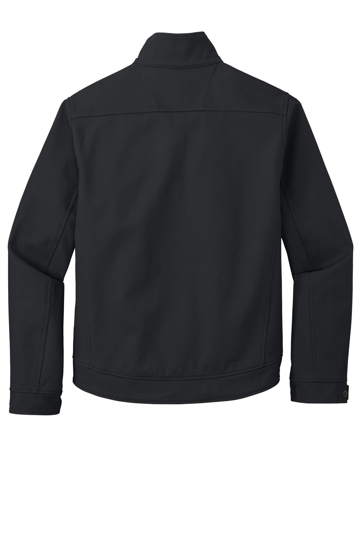 Rear View of Charcoal CornerStone Duck Bonded Soft Shell Jacket CSJ60