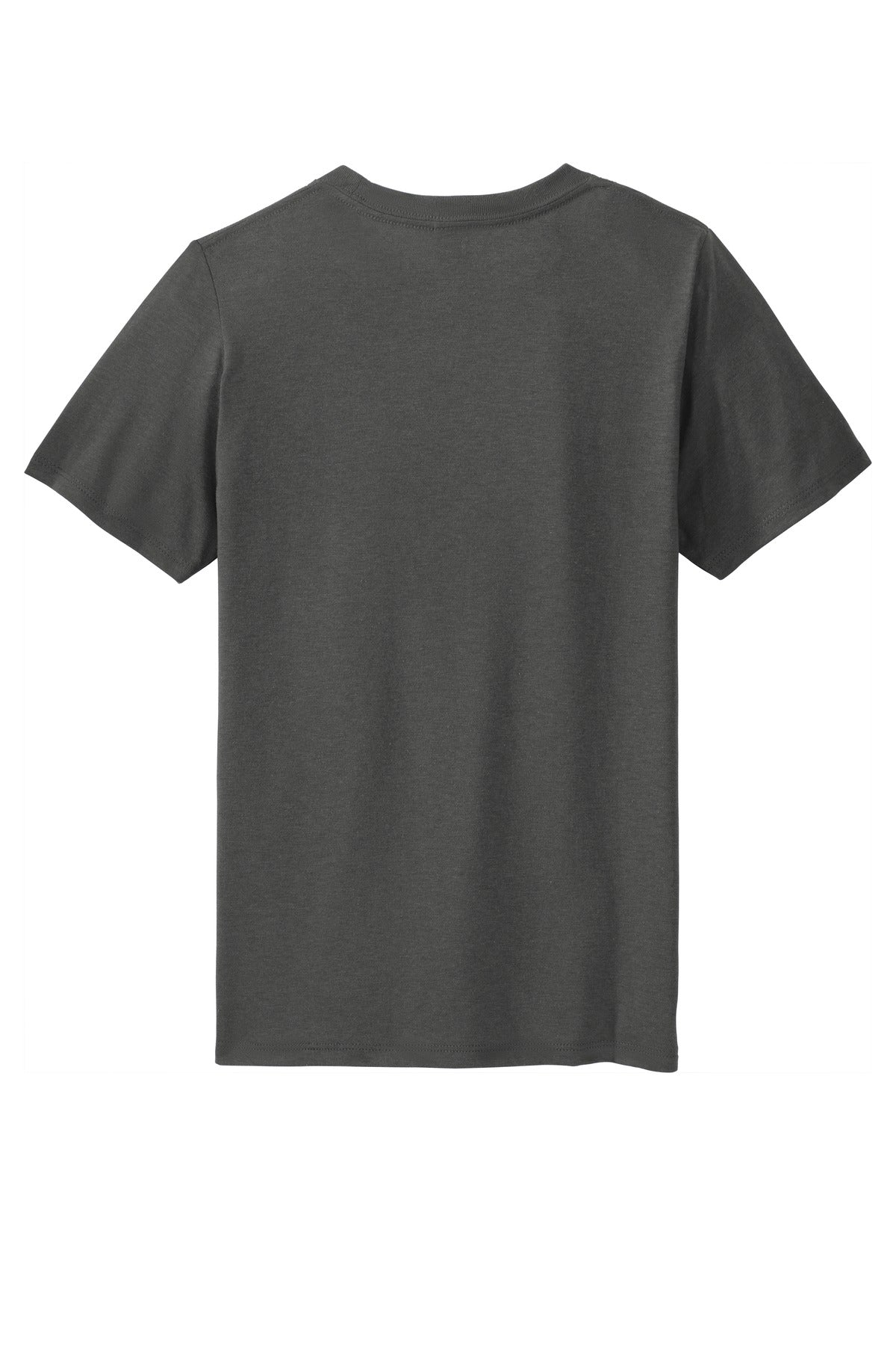 Rear View of Charcoal District Youth Perfect Tri Tee. DT130Y