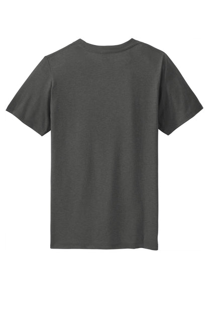 Rear View of Charcoal District Youth Perfect Tri Tee. DT130Y