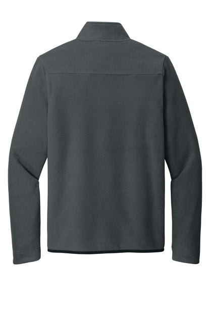 Rear View of Charcoal Port Authority Connection Fleece Jacket F110