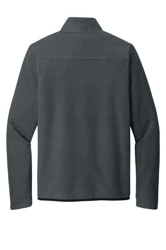 Rear View of Charcoal Port Authority Connection Fleece Jacket F110