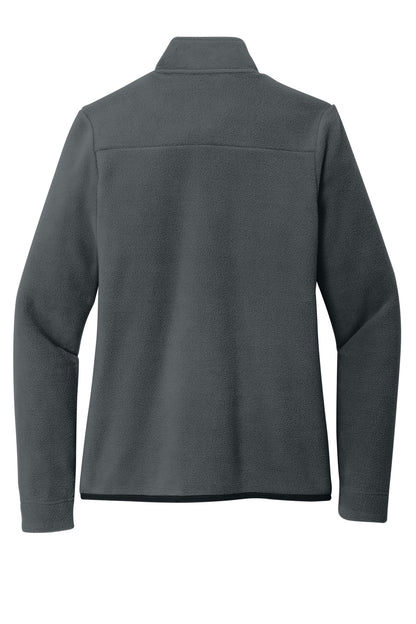 Rear View of Charcoal Port Authority Women's Connection Fleece Jacket L110